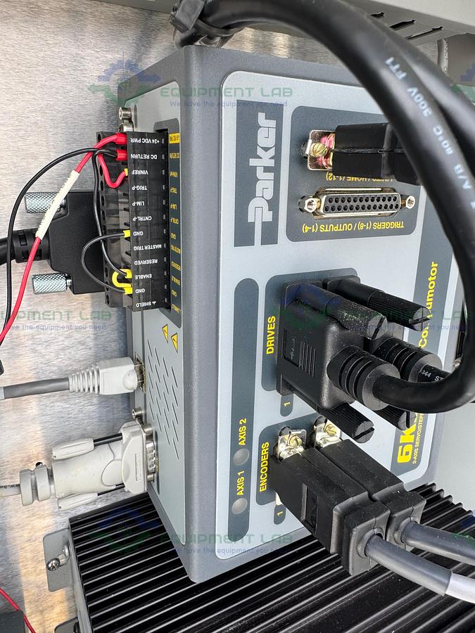 Used Parker 6K2 2-Axis Servo/Stepper Controller Compumotor w/ 4 EVM32 II, 2 OEM ZL4