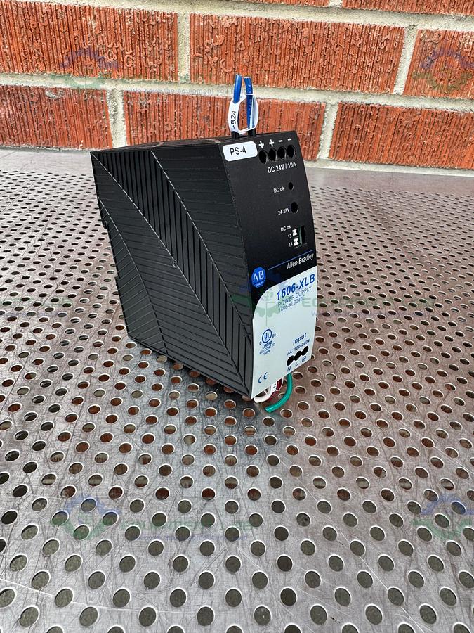 Used Allen Bradley 1606-XLB240E Series A Power Supply 100-240 V, 50-60 Hz