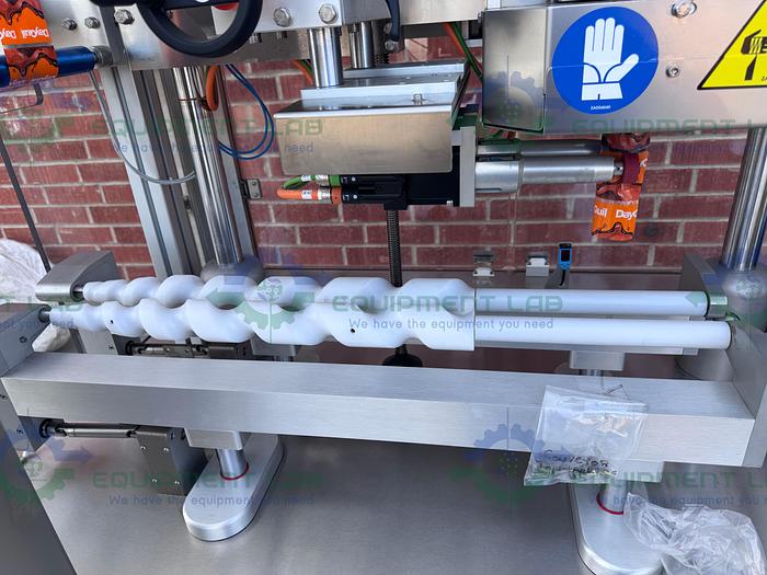 Used Capmatic SleeveStar 300 Full Sleeve Neck Bander Capping & Torquing Machine