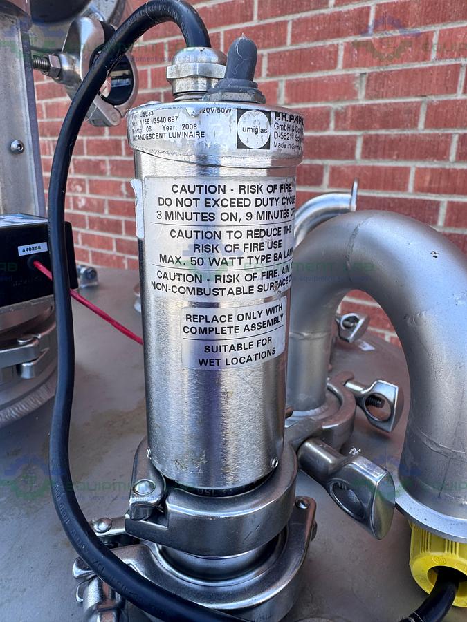 Used Allegheny Bradford 174 Liter Jacketed Nutsche Filter / Agitated Dryer