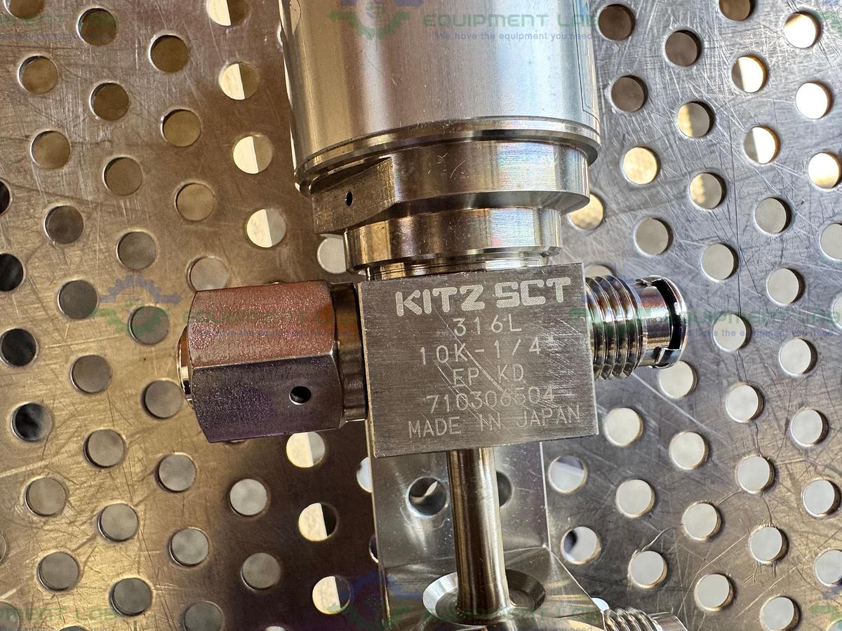 Used 2 Kitz SCT EP KD 710306504  PCTFE Seat Diaphragm Valve w/ 0.5" NPT Fitting