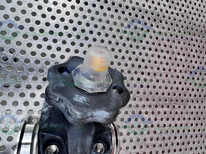 Used ITT Pure Flo 1-F-419-6-4-TM-963S-CWP150 Diaphragm Valve w/ 1" Sanitary Fitting