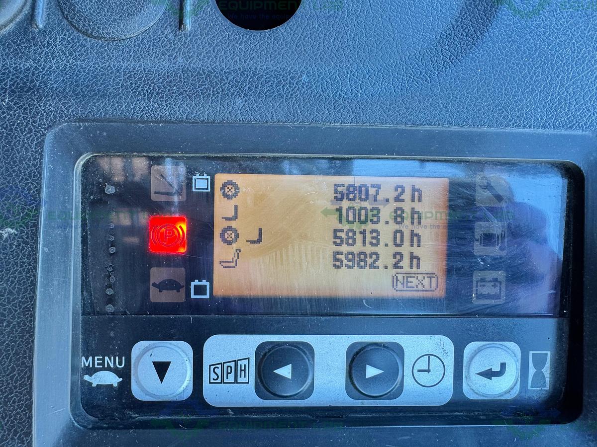 Used Toyota 8FBCU25 Electric Forklift 5000 lbs Capacity 4 Stage Mast w/ Charger