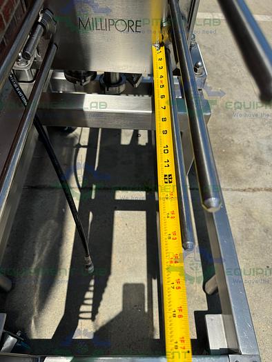 Used Millipore Stainless Steel Hydraulic Pellicon CUF-8 Filter Skid