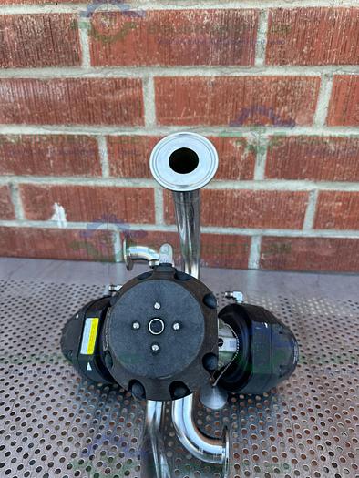 Used 3 ITT Pure Flo Advantage 4 - Way Diaphragm Valve w/ 1" Sanitary Fitting