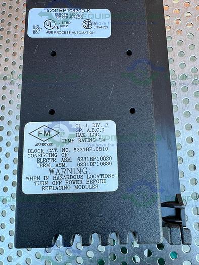 Used Taylor ABB  Mod 3000 Distributed Control System 24/48 VDC, Class 2 Circuit