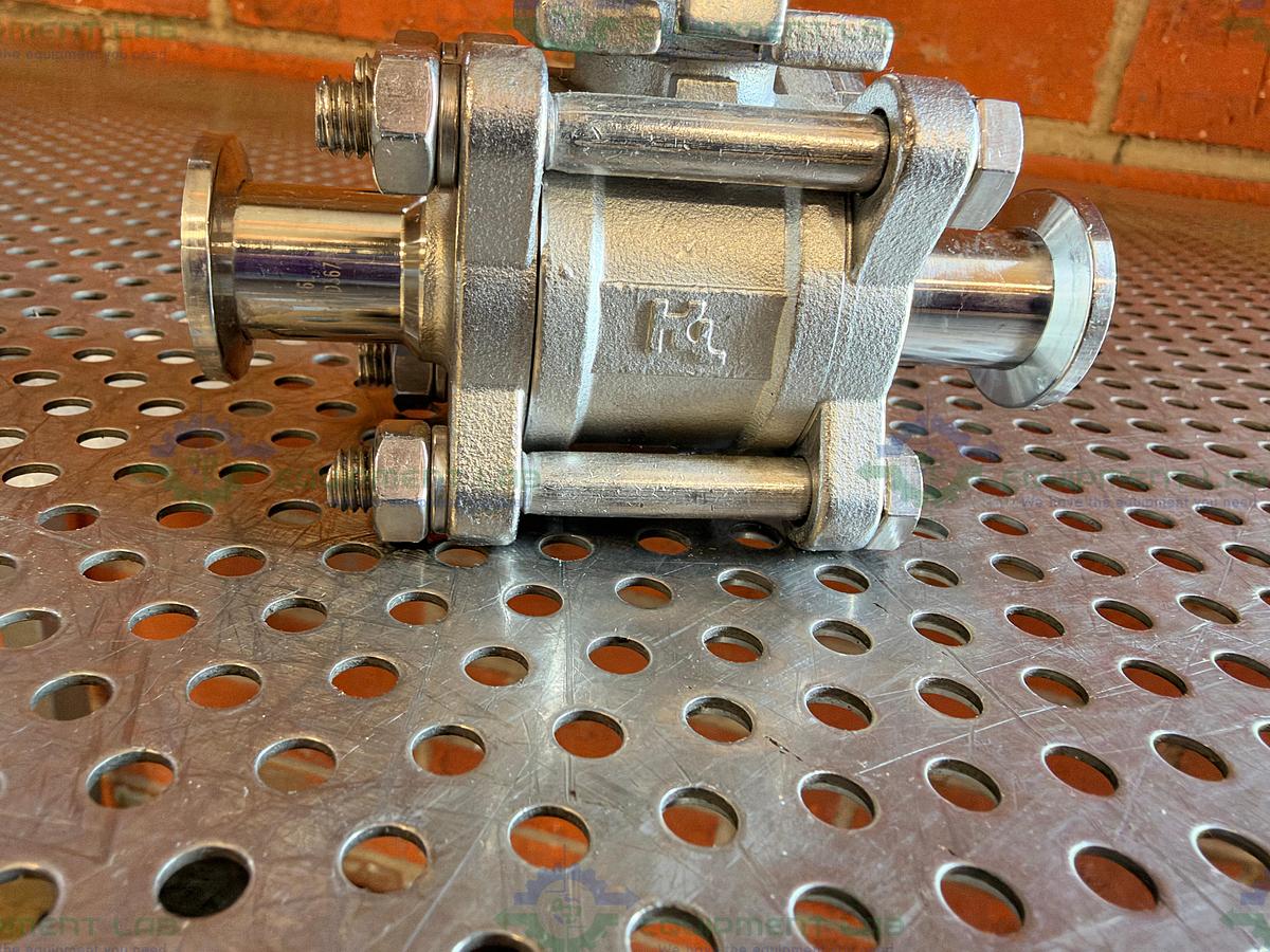 Used King Lai 316 Stainless Steel Ball Valve -40-150C w/ KF 16/10 Vacuum Fitting