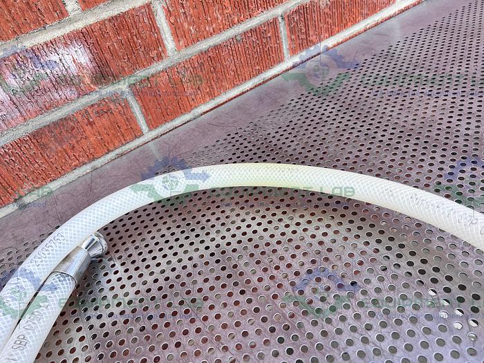 Used Saint Gobain SBP 0750 Pure Fit 96" Hose w/ 3/4" to 1 1/2" Sanitary Fitting 90PSI
