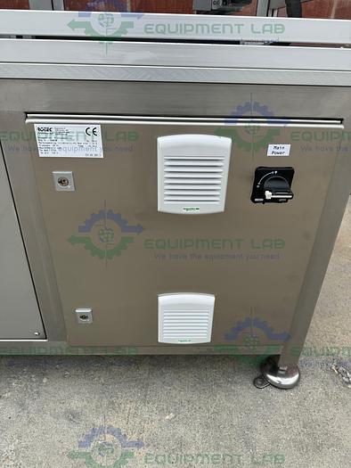 Used Rotec  Pistonmachine For Vial Caps / Stoppers w/ Vibratory Feeder Bowl