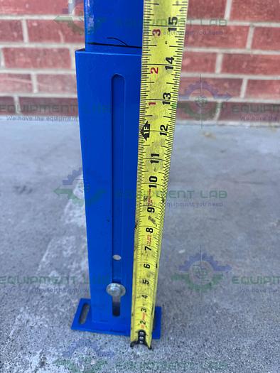 Used Roll-Away Heavy Duty Roller Conveyor 10' x 18" w/ Adjustable Legs