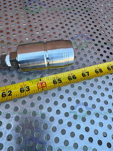 Used Stainless Steel 66" Flexible Braided Hose w/ Quick Release Fitting