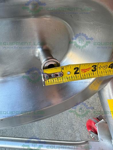 Used DCI 800 Liter Stainless Steel Jacketed Reactor 45 PSI w/ 0.5 HP Mixer