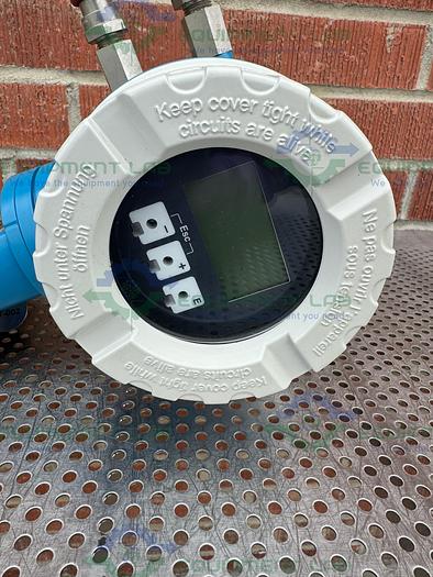 Used Endress + Hauser Promass 83 Mass Flow Meter 85-260 VAC w/ 1/2" Sanitary Fitting