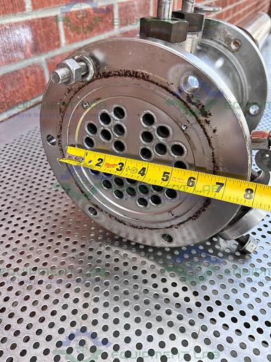 Used Finn-Aqua  Stainless Steel Jacketed Heat Exchanger 9" x 80"