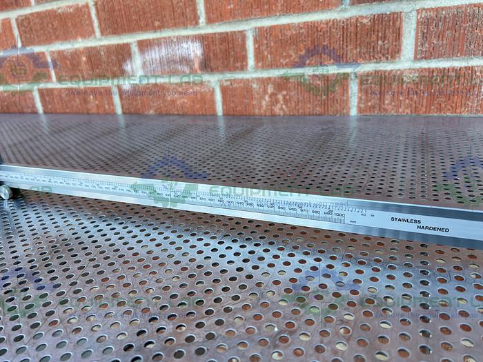 Used Beta Precision Industries  Peak Stand Microscope 50x w/ Electronic Ruler 40"