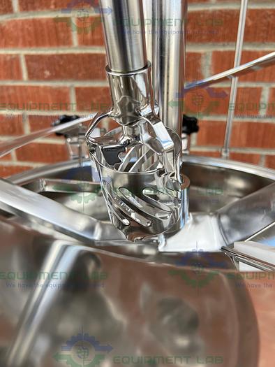 Used Paul Mueller  47-59 Liter Stainless Steel Jacketed Mixing Tank w/Scrape Agitation