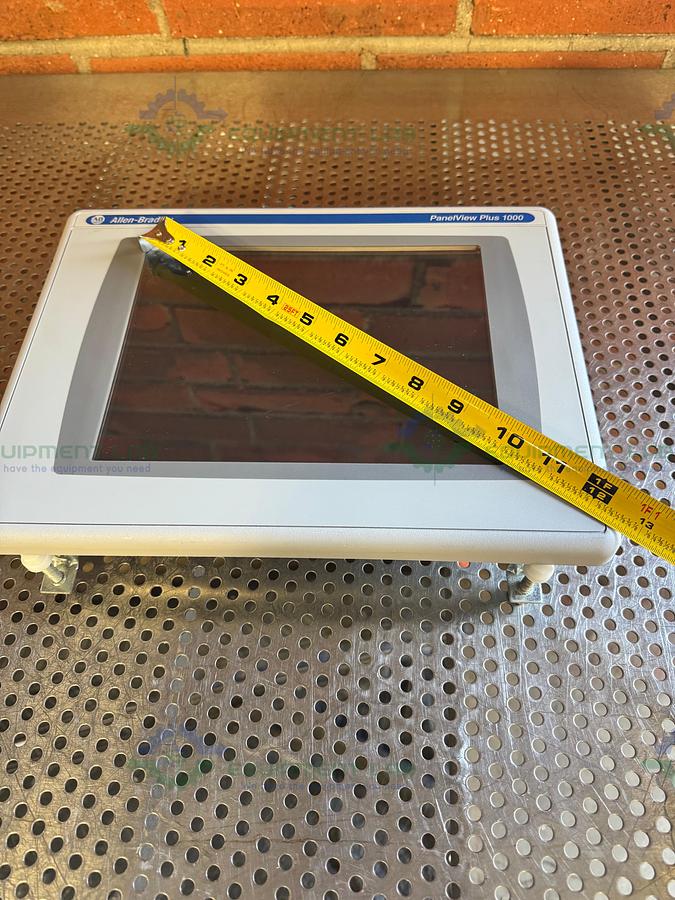 Used Allen Bradley 2711P-RDT10C PanelView Plus 1000 w/Allen Bradley 2711P-RP8D Module