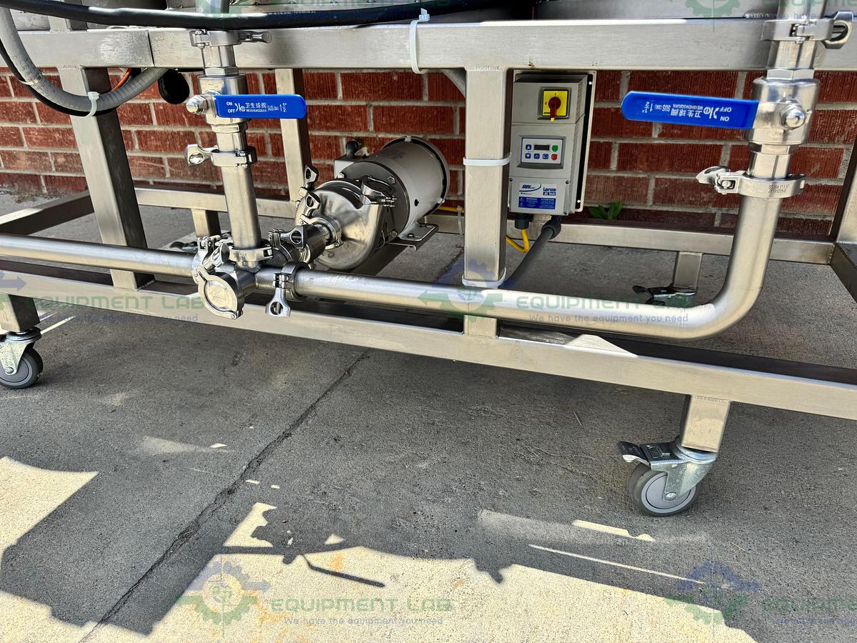 Used Stainless Steel 3 Stage Tank Transfer System w/ 1 HP Pump, VFD