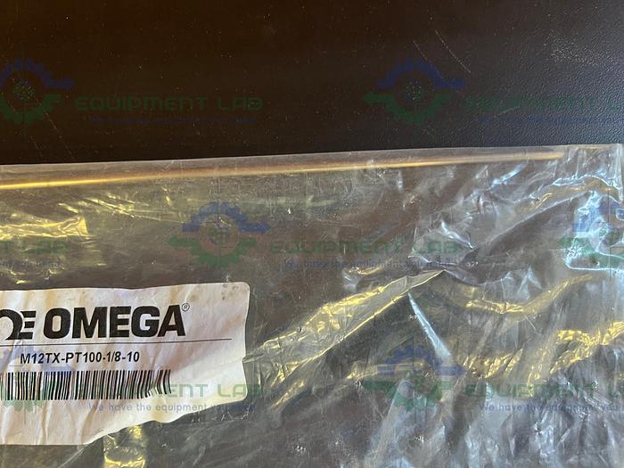 Used Omega  M12TX-PT100-1/8-10 RTD Probe w/ 4 to 20mA Analog Output and M12 Connector