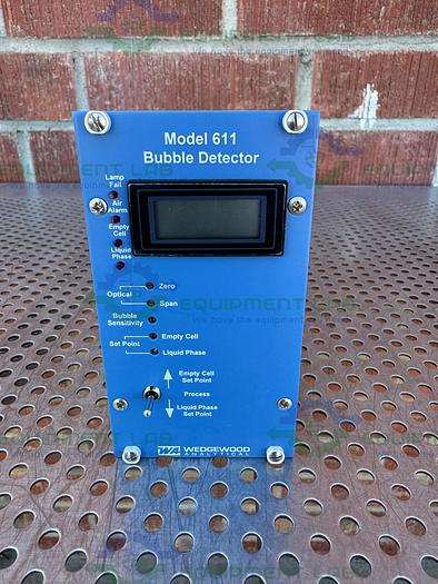 Used Wedgewood Analytical 611A-G--ACF025 Bubble Detector Module 115 VAC