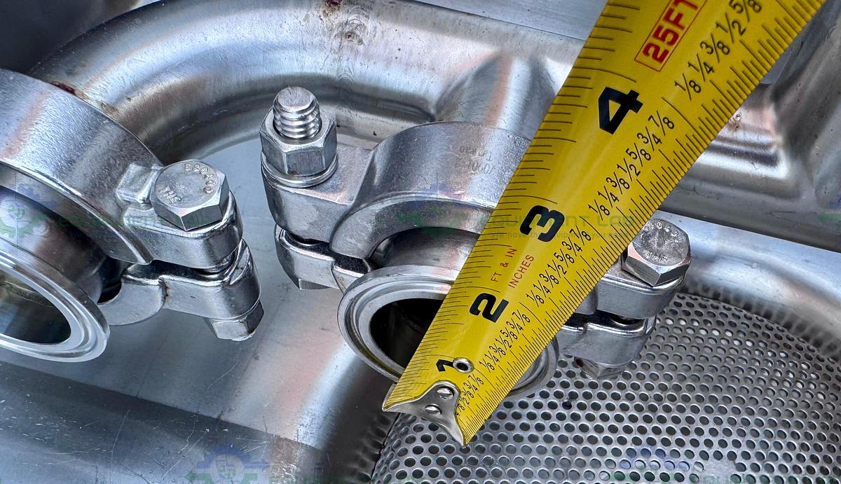 Used Sani Matic Stainless Steel 350 Liter COP System Parts Washer Skid