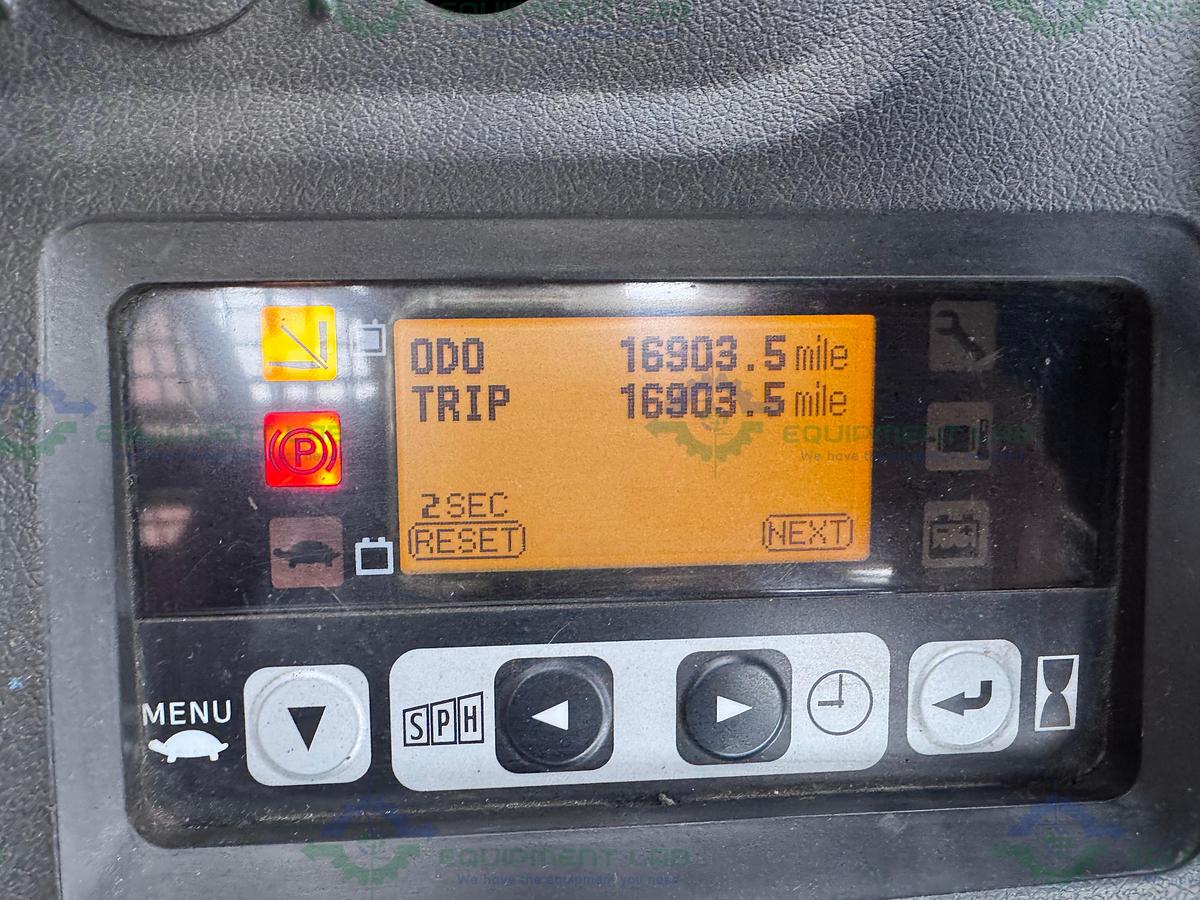 Used Toyota 8FBCU25 Electric Forklift 5000 lbs Capacity 4 Stage Mast w/ Charger