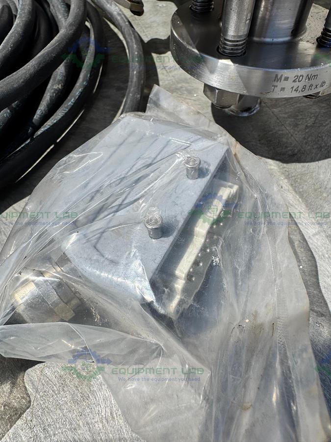 Used Lewa LDD2 Duplex Hydraulic Diaphragm Metering Pump w/ Baldor 5 HP Motor
