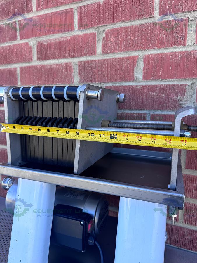 Used Unbranded Stainless Steel Filter Holder w/ Ebara Jes M 056, 0.5 HP