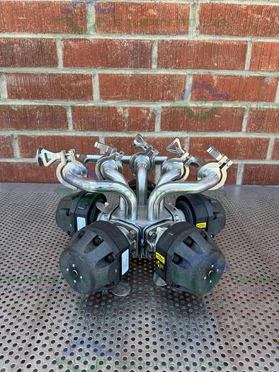 Used 5 ITT Pure Flo Advantage Stainless Steel Diaphragm Valve w/ 1" Sanitary Fitting
