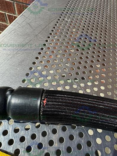 Used Huber  Insulated Flexible Chiller Hose 76" w/ Valve 3/8" Male Threaded Fitting