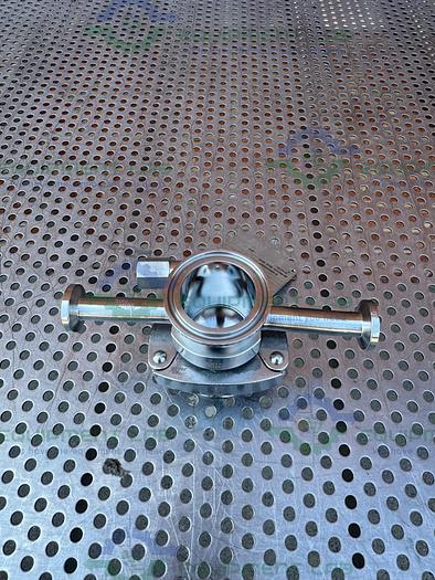 Used BS&B GR-C Safety Head 1 1/2" Fitting w/ 45 PSIG Rupture Disc, 1/2" Tee Fitting