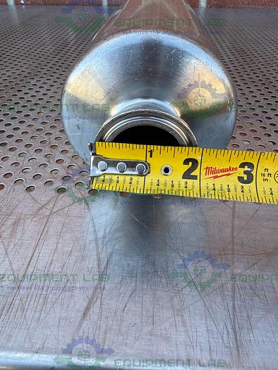 Used Allegheny Bradford 6.2 Liter Stainless Steel Filter Housing 150 PSIG