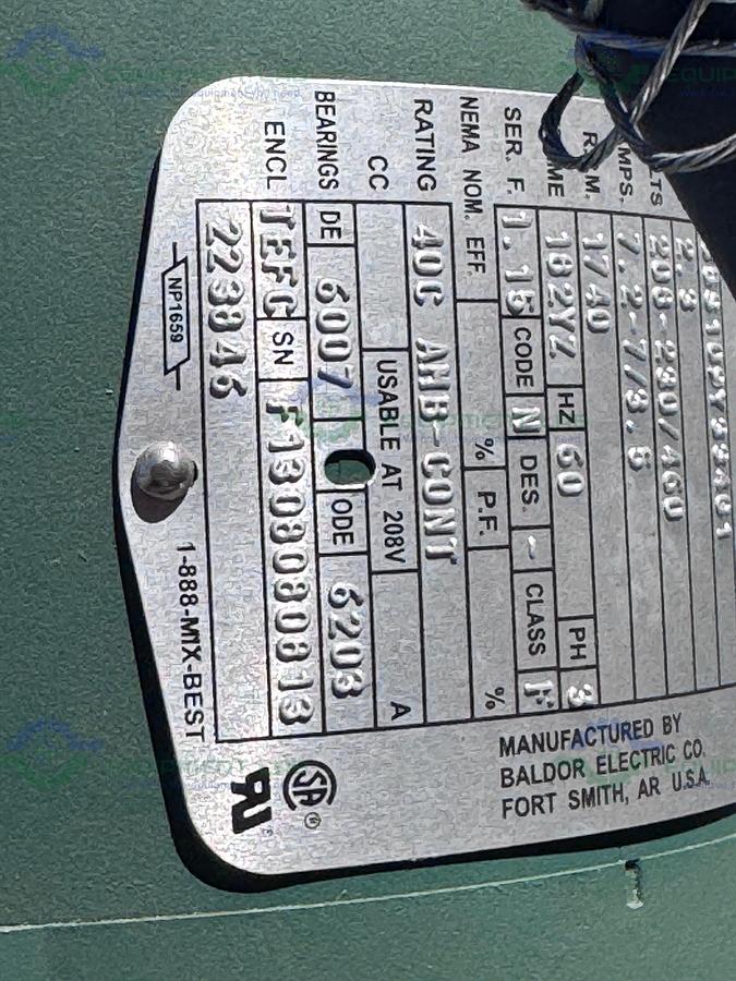 Used Paul Mueller 4500 Liter SS Jacketed Reactor w/ Agitator 25 PSI FV &138 PSI