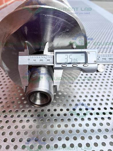 Used Stainless Steel 53" x 44 x 6" Meat Grinder Head Shaft Screw