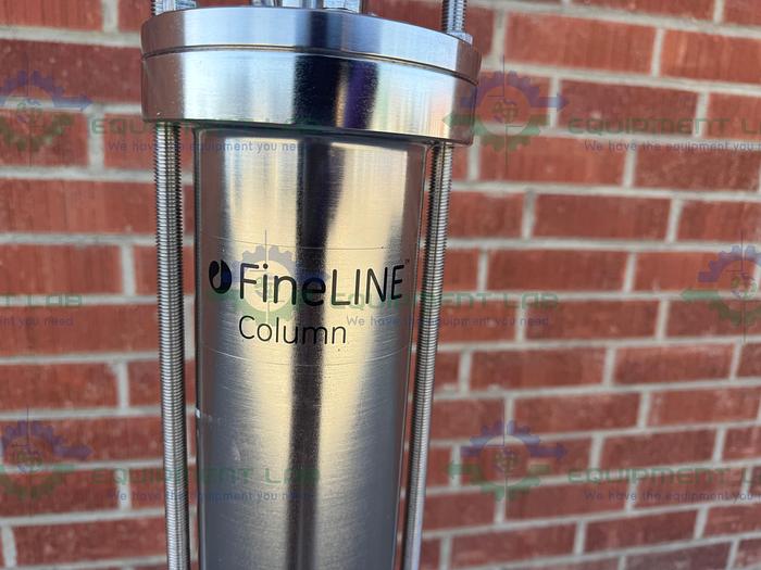 Used Pharmacia / GE/ FineLine 100 PL 150/650  Stainless Steel Chromatography Column