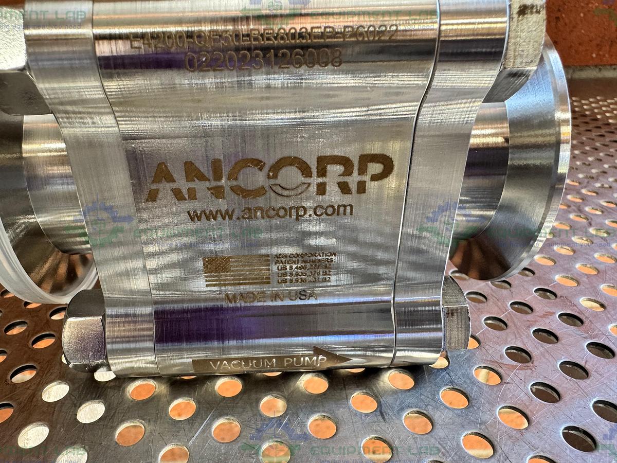Ancorp E4200-QF50-BR803EP-P6022 High Vacuum Manual Ball Valve w/ KF 50 Fitting