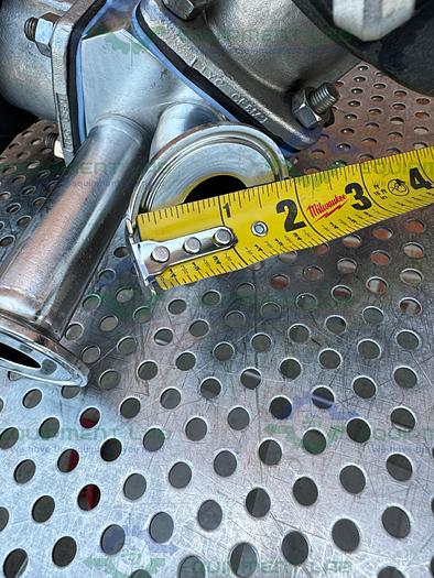 Used 2 ITT Pure Flo Advantage 3 - Way Diaphragm Valve w/ 1" Sanitary Fitting