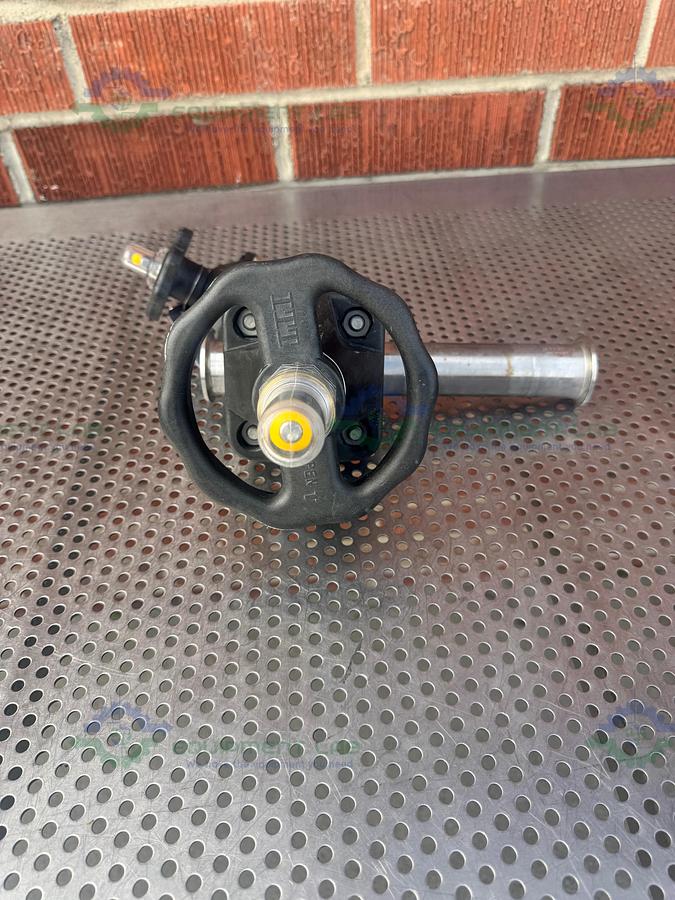 Used 2- ITT Pure Flo RA0.5MAX Diaphragm Valve w/ 1" to 1/2" Sanitary Fitting