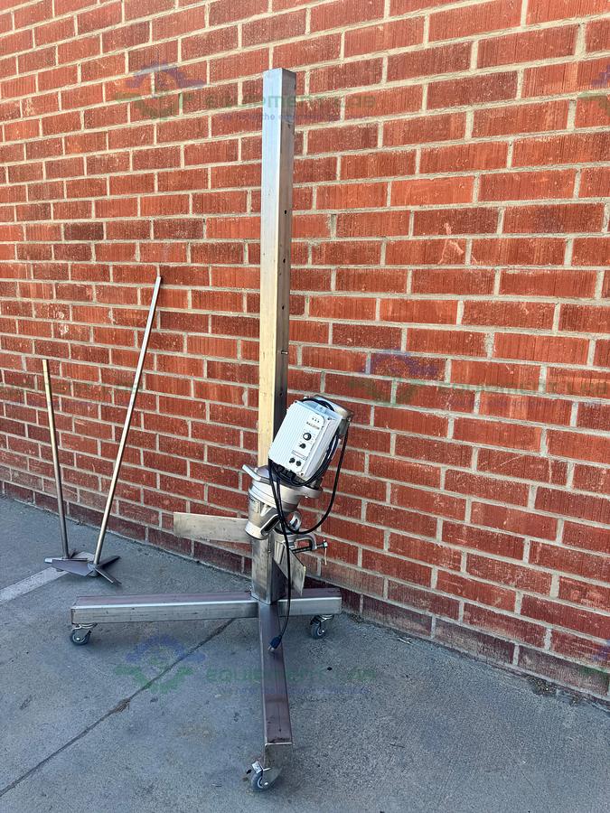Used Sharpe Mixers SSG-050SCR Portable Mixer w/ VFD, 1/2 HP Motor, Two Impellers