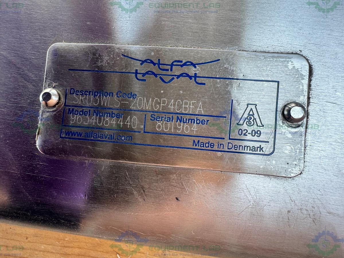 Alfa Laval SRU3/038/HS Rotary Lobe Pump w/ Sterling 3 HP Motor