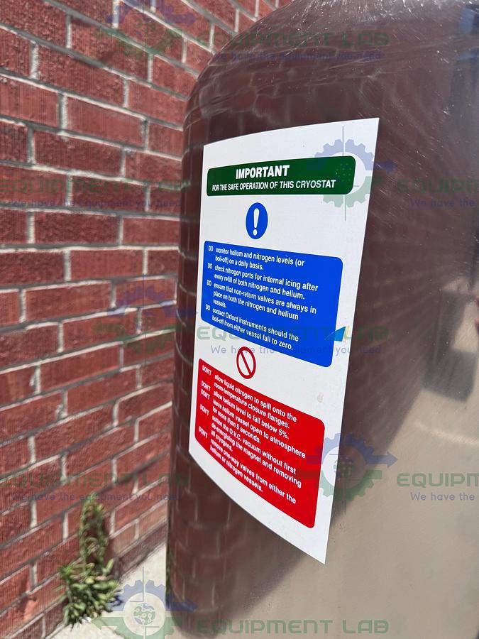 Used Oxford NMR 600 Nuclear Magnetic Resonance Spectrometer / Cryostat