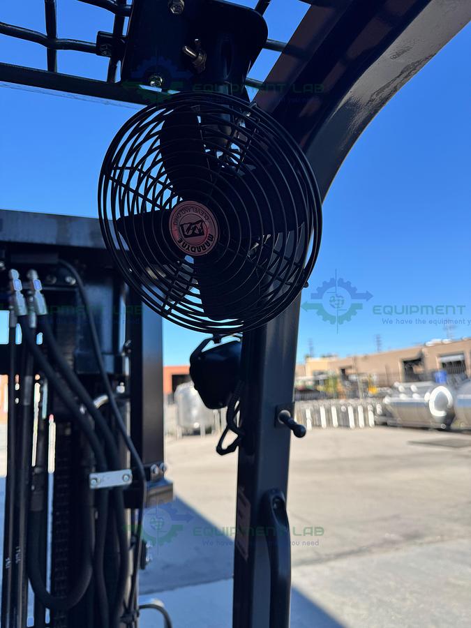 Used Toyota 8FBCU25 Electric Forklift 5000 lbs Capacity 4 Stage Mast w/ Charger