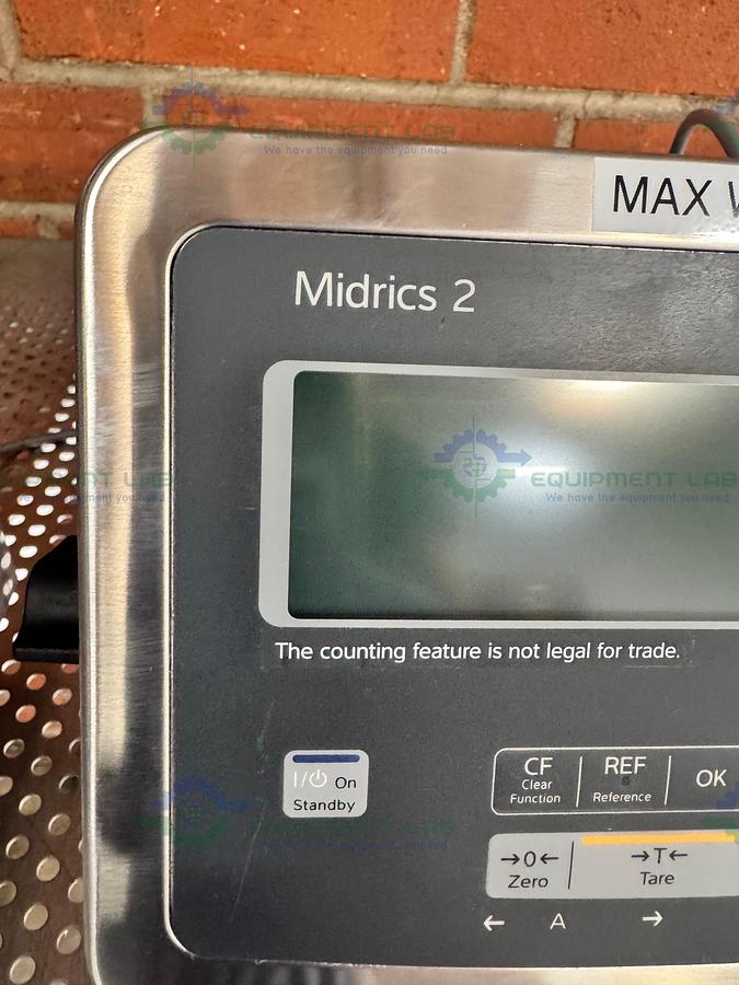 Used Minebea Intec CAPS1U-20CC-LU Stainless Steel Scale 10x10 w/ MIS2UR-V2, 30 LBS CAPS1U-20CC-LU Stainless Steel Scale 10x10 w/ MIS2UR-V2, 30 LBS