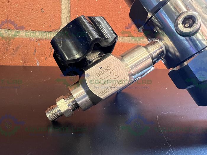 Used Harris Specialty KH1096 722C-125-540-BE Gas Lab Regulator 3000 PSI