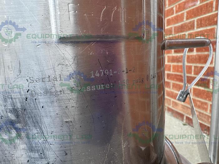 Used Allegheny  Stainless Steel Double Cartridge Filter Housing Skid  8" and 4"