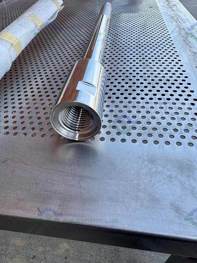 SPX Stainless Steel Mixing Tank Impeller 100" x 14" x 1.5" w/ Flange Fitting