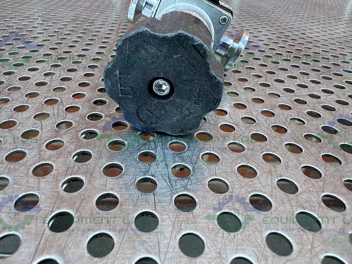 Used ITT Pure Flo Stainless Steel Diaphragm Valve CF8M w/ 1/2" Sanitary Fitting