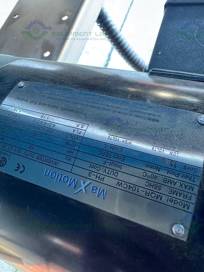 Used Redemac Stainless Steel Dual Conveyor Packaging Machine w/ Optel PharmaProof