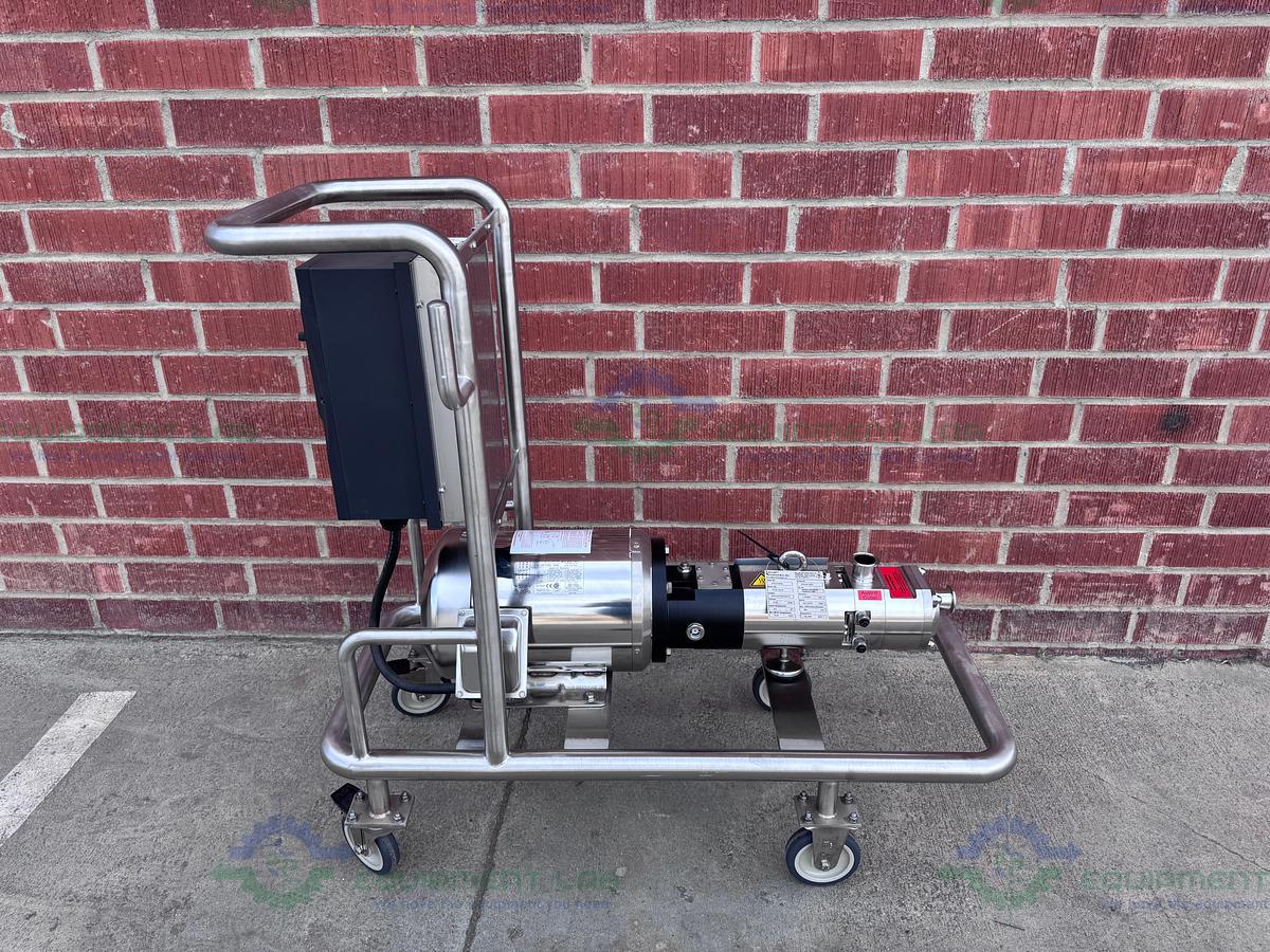 Used Axiflow STSC 50-16 Stainless Steel Twin Screw Pump w/ Controller, 5-23 GPM