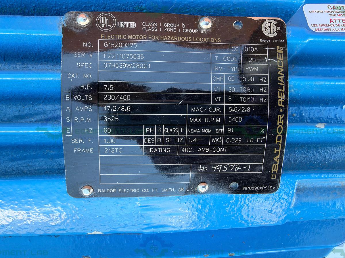 Used Silverson FMX25 High Shear Powder to Liquid Mixer 7.5 HP Motor w/ Powder Hopper